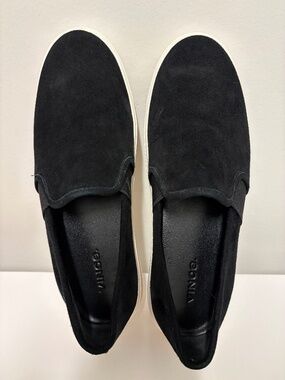 Vince woman blair suede slip on sneakers